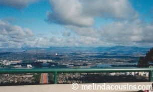 View of Canberra from Mt Ainslie