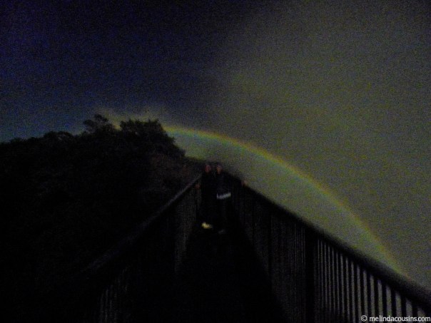 Standing in the rainbow