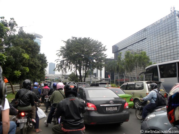 While I didn't love the traffic, I did enjoy zooming past it on the back of a motorbike!