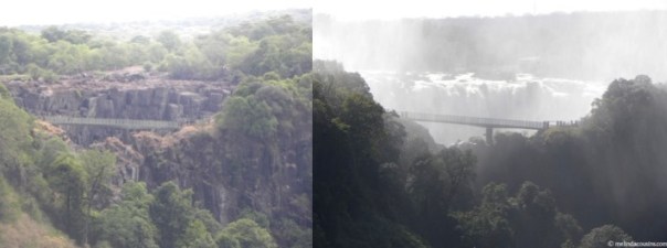 Zambian side of Victoria Falls July 2013 / December 2014